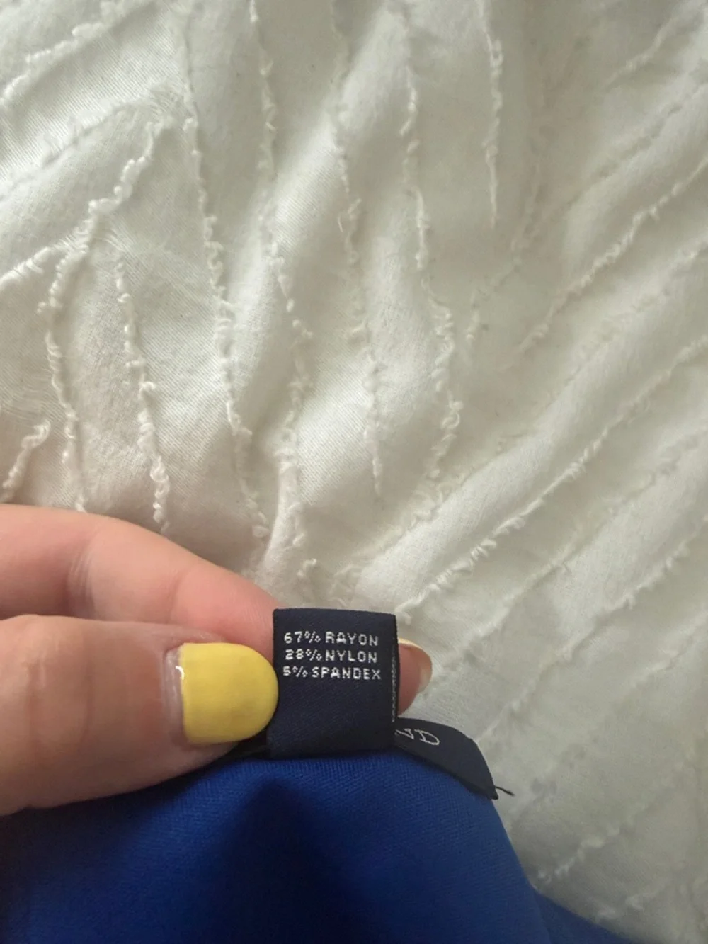 Lands' End Sleeveless Cobalt Blue Sheath Dress - Picture 3 of 5